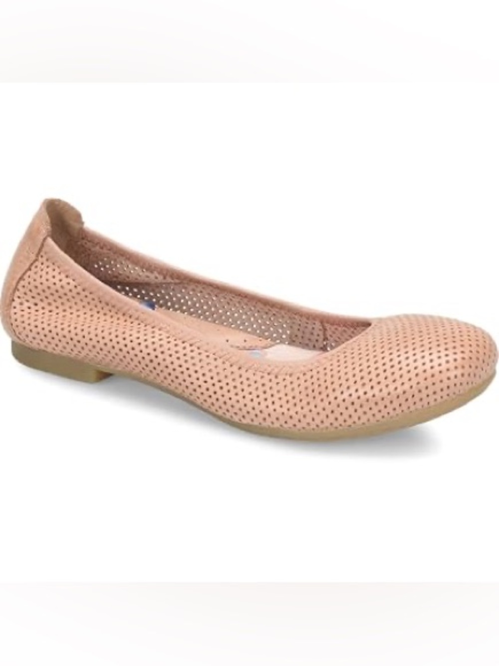 Born Women's Nude Perforated Ballet Flats Size 11
